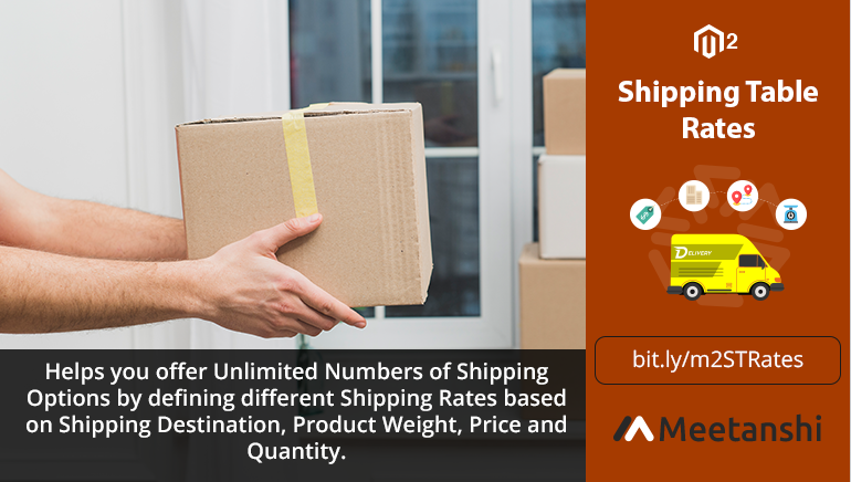 Magento 2 Shipping Table Rates